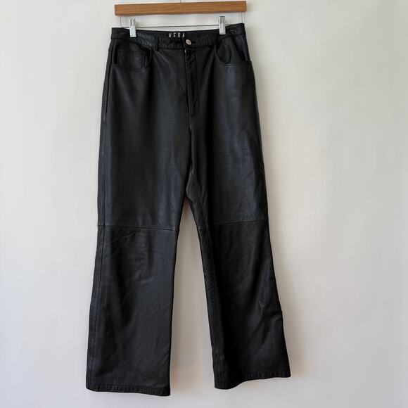 Veda Womens Leather Pants Black Size 8 - Picture 5 of 12